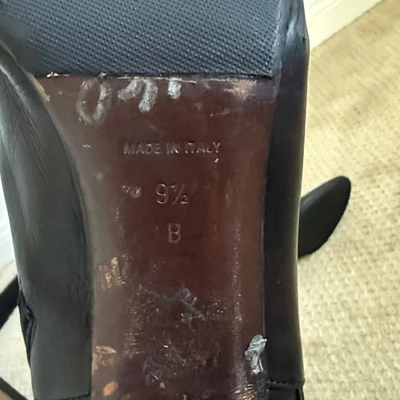 Cole Haan Black Heeled Boots - Picture 8 of 10